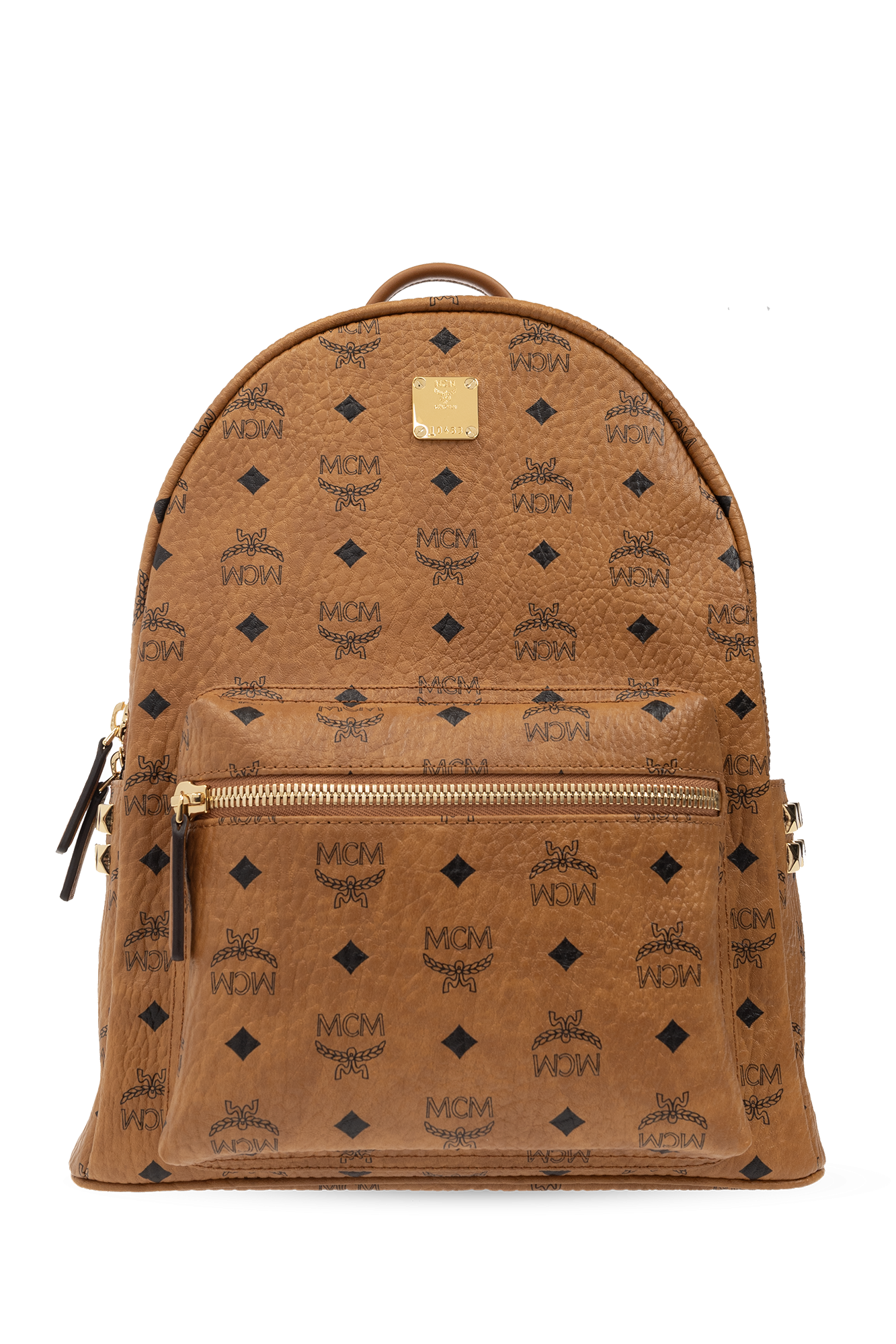 Mcm stud cheap backpack